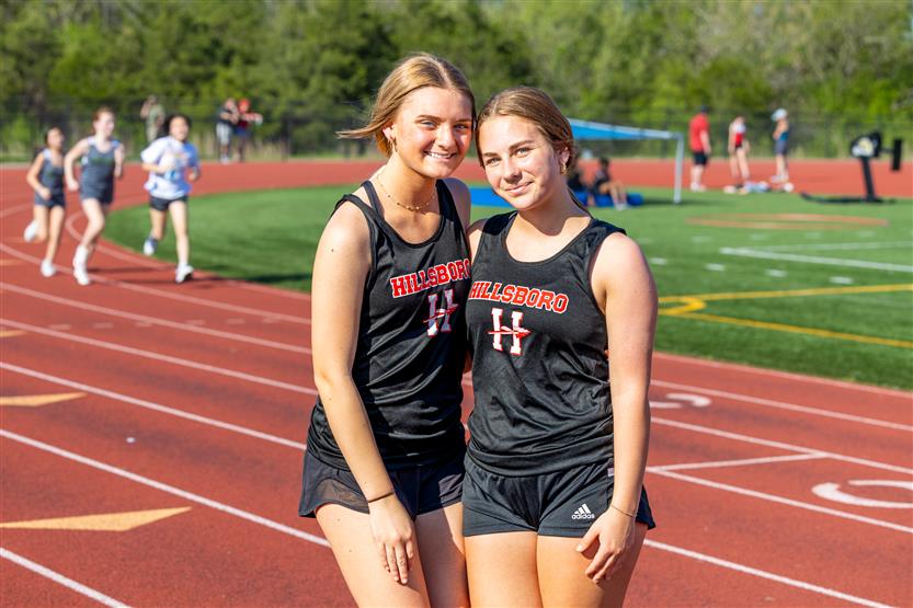 Students run track